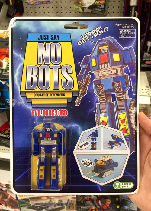 obviousplant: Released in 1982, the Just Say NoBots were a failed marketing effort intended to reduc