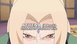 gihtoki:  「 Naruto Ladies + Greek Goddesses 」// insp “We are divine, miraculous and glorious. It’s who we are down to our core.”  