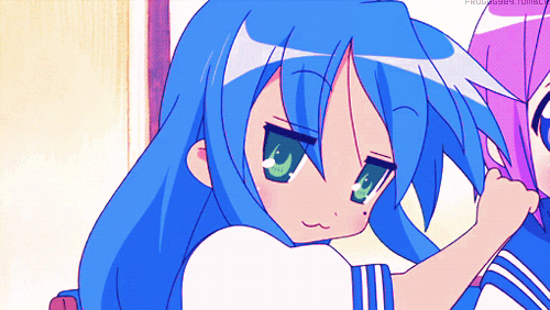 kotana from lucky star giving an enthusiastic thumbs up.gif