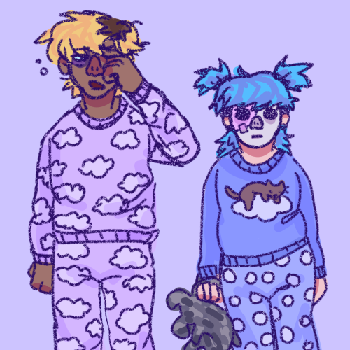 The Vibe Me And Babe Bring To The Sleepover (these Are Based Off Of Pajamas Me And My Bf Own :DD)