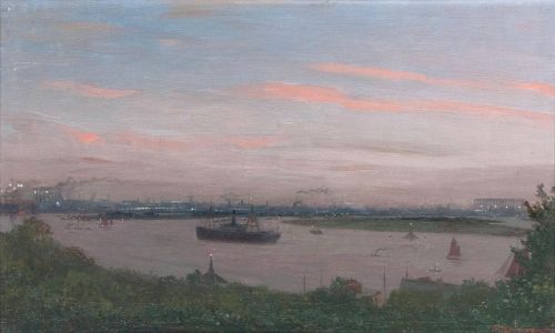 Friedrich Kallmorgen: Hereinbrechende Nacht, 1909