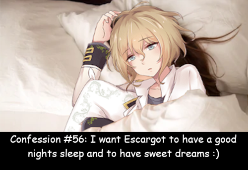 Anon confessed:

I want Escargot to have a good nights sleep and to have sweet dreams :) #Food Fantasy#FF Escargot#dirtyfoodfantasyconfessions