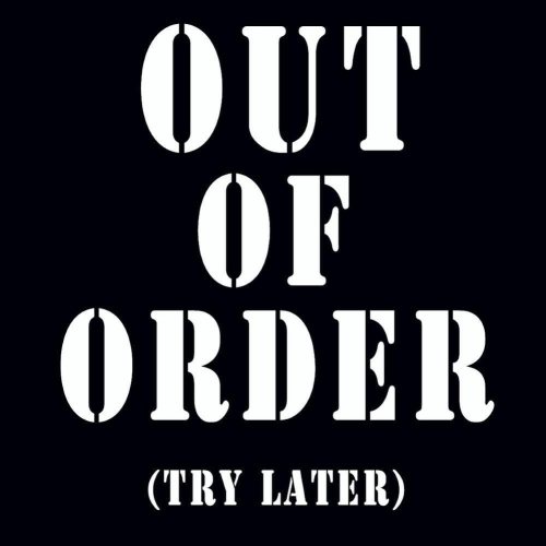 #temporarily #outoforder #trylater #mood #etatdesprit #word #message #typography #design #art #artis