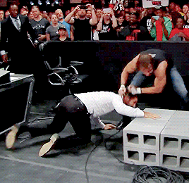 Seth was a fucking mess here.
