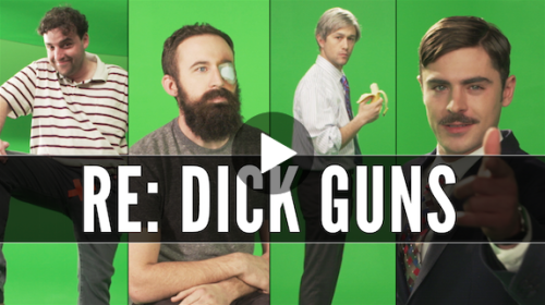 hitrecordjoe:My buddies Seth Rogen & Evan Goldberg wrote this HITRECORD ON TV comedy #DickGuns a