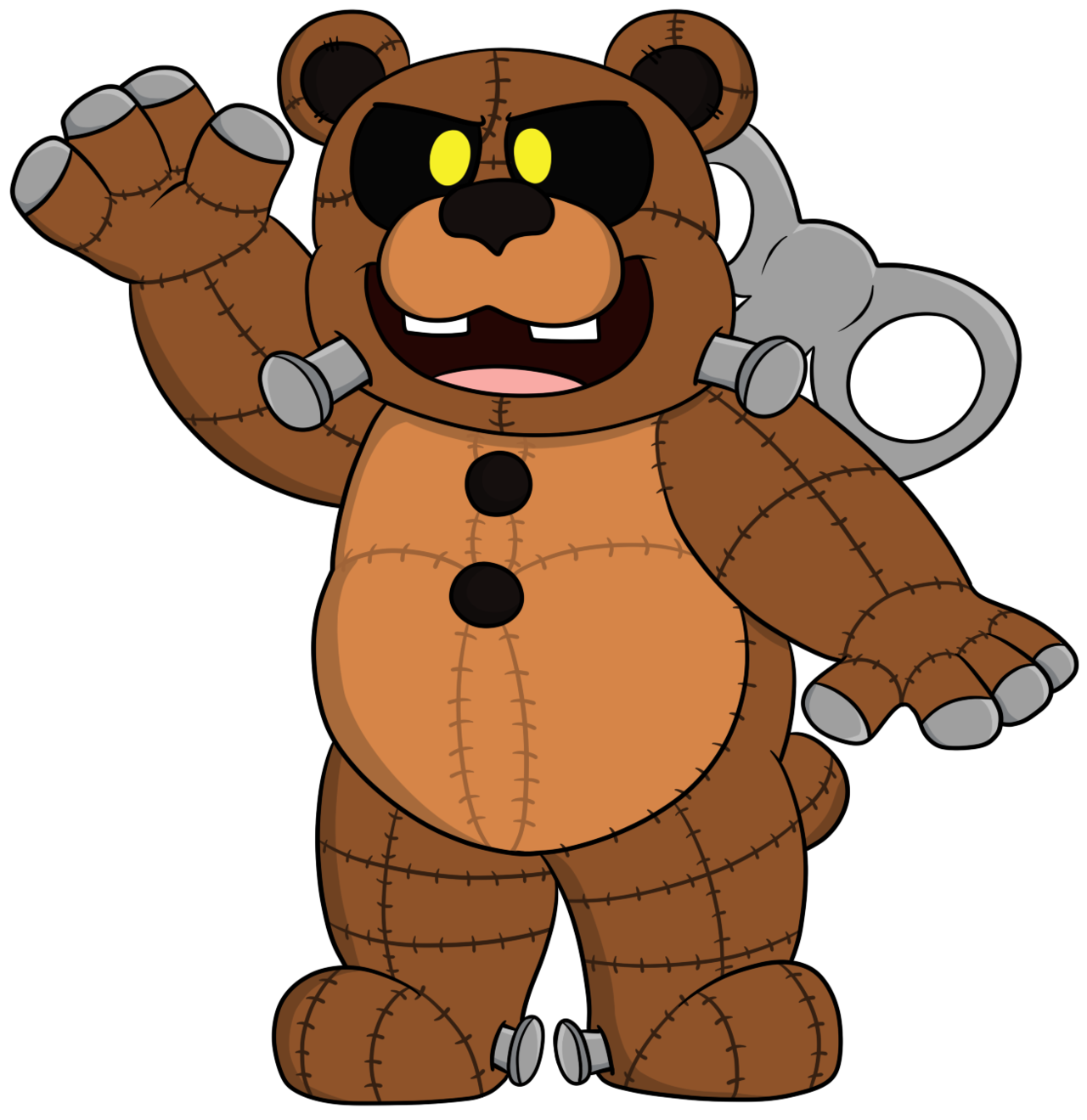 i remade Bubba from fnaf world from scratch : r/fivenightsatfreddys