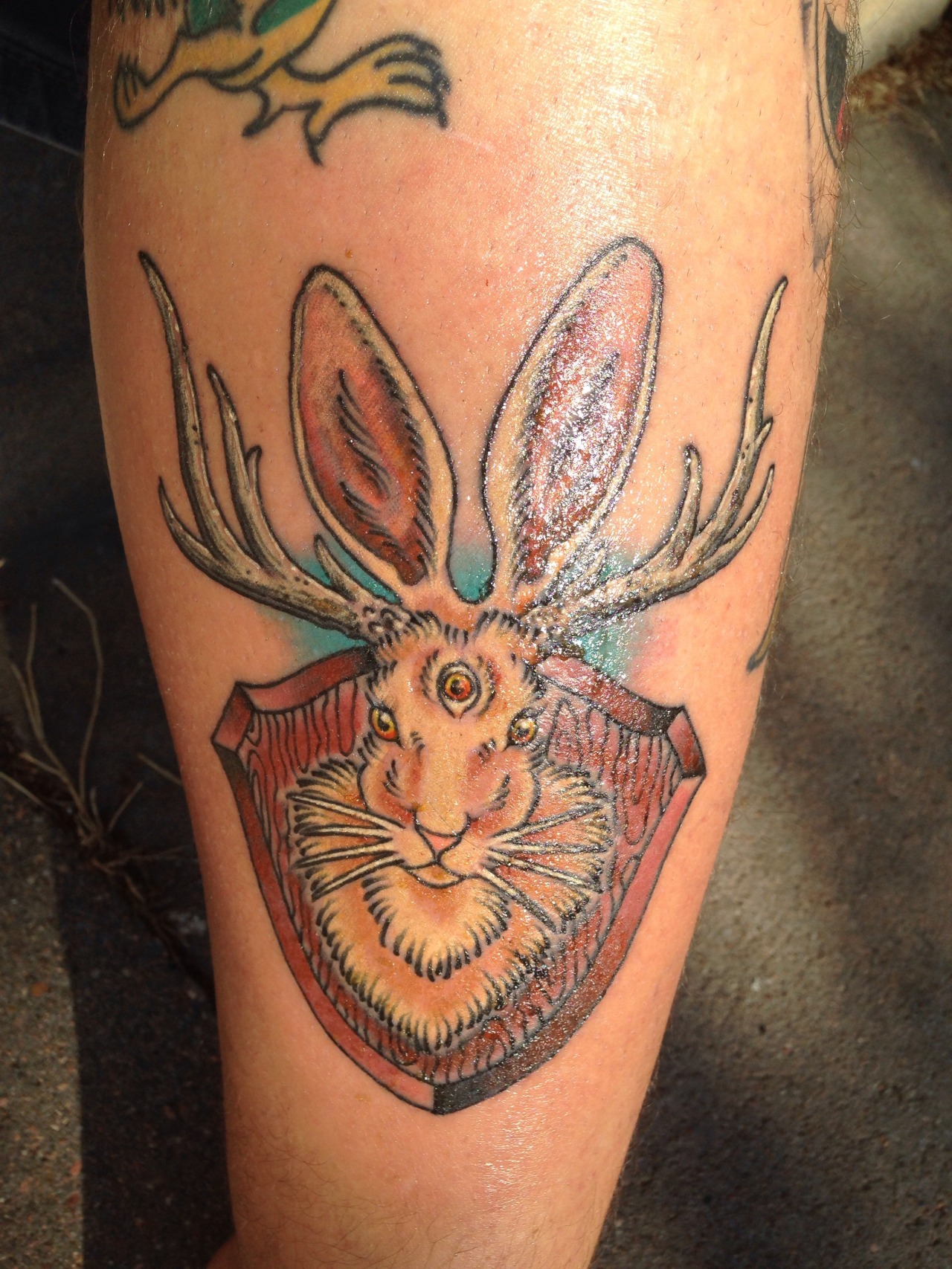 Jackalope tattoo