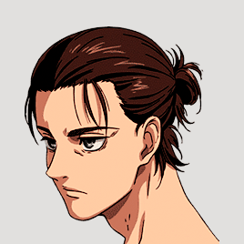 gricefalco:Man-bun Eren (ﾉ◕ヮ◕)ﾉ*:･ﾟ✧