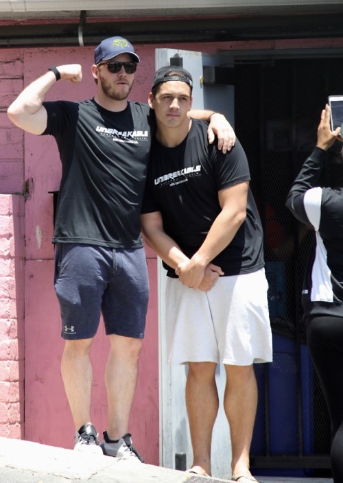chrisxchrisxchris:Chris Pratt outside Unbreakable Gym in West Hollywood - 07/16/18