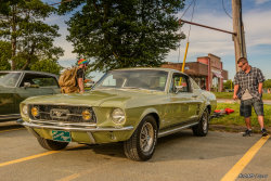 ford-mustang-generation:   	1967 Ford Mustang by kenmojr    	Via Flickr: 	A&amp;W Woodside, Dartmouth, Nova Scotia on July 30, 2015.  Camera: Nikon D7100 &amp; Nikkor 18-105mm lens  kenmo.fineartamerica.com/ kenmo.zenfolio.com/  