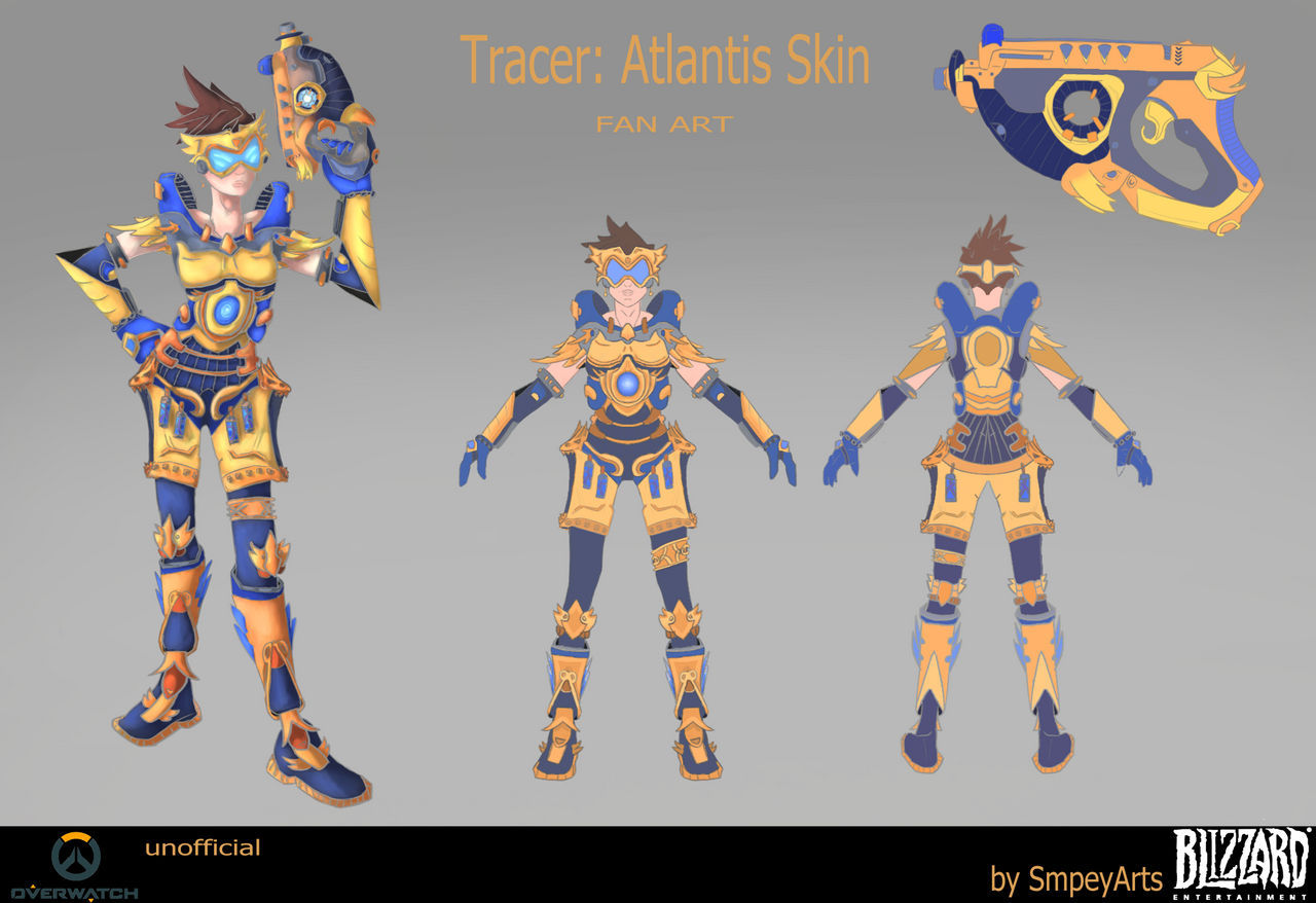 This fan-made Tracer skin would be perfect for the Overwatch