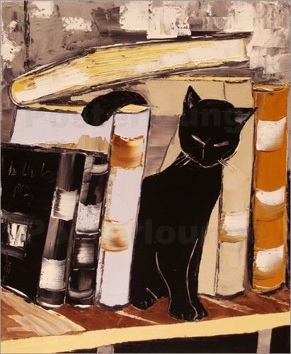 pagewoman:Cat on Bookshelfvia Jiel