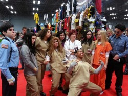 lifewitholiverblair:  catp:  Excellent Orange is the New Black cosplay at New York Comic Con yesterday.   Holy shit.