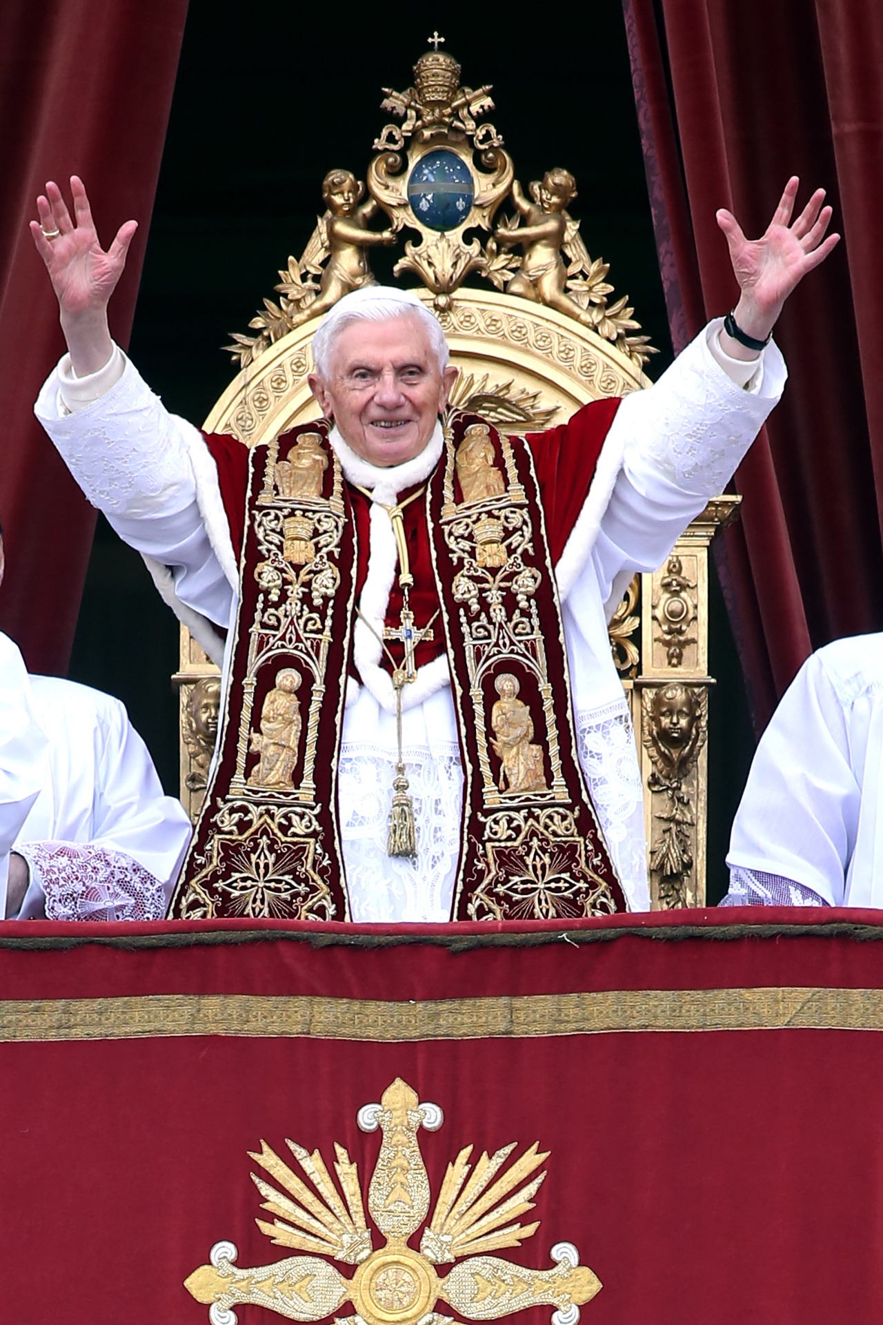 Getty Images Pope Benedict XVI Delivers His Urbi Et Orbi...