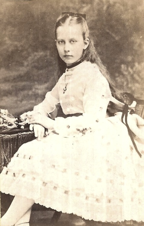 carolathhabsburg:  Princess Charlotte of Prussia, later Duchess of Saxe Meiningen. Early 1870s