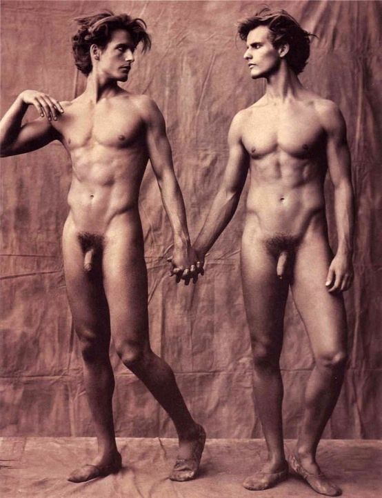 Vintage nude male bodybuilders