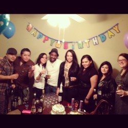 WOW!! I have the greatest friends, they just surprised the shit out of me with a surprise birthday party!!!!