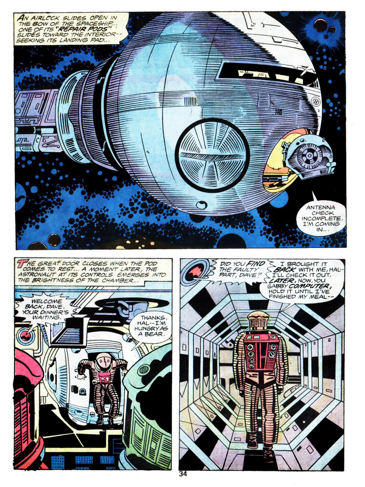 COOL PAGES — 2001: A Space Odyssey (Marvel Treasury Special -...