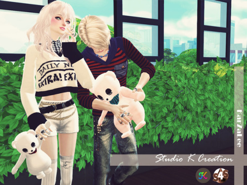 studio-k-creation: Teddy bear toy - adult version (S4CC)standalone / 14 colors / new mesh by me/ bas