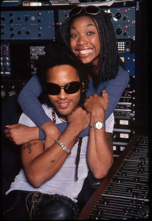 90shiphopraprnb:  Brandy and Lenny Kravitz 