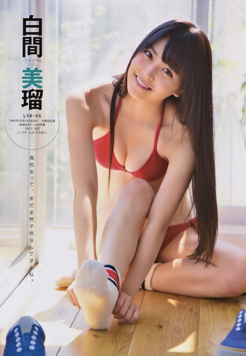 mayuyusuki:  吉田朱里 X 白間美瑠 ENTAME 2014.11
