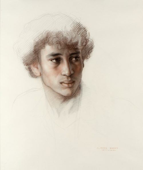 Claudio Bravo  The Guardian’s Son 1984 Portrait of the son of Claudio Bravo’s housekeeper at his hom