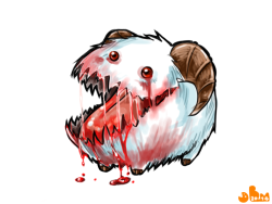yep-that-tasted-purple:  Hungry Poro? by