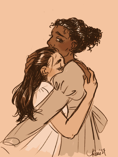 roseiaghost:from the pose challenge, b1 + angelica &amp; eliza. suuuper quick because i have to 