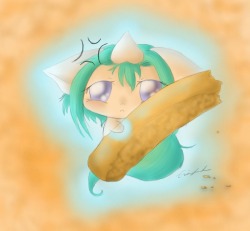 spectralpony:  Meep! Who nibbled my biscotti?!