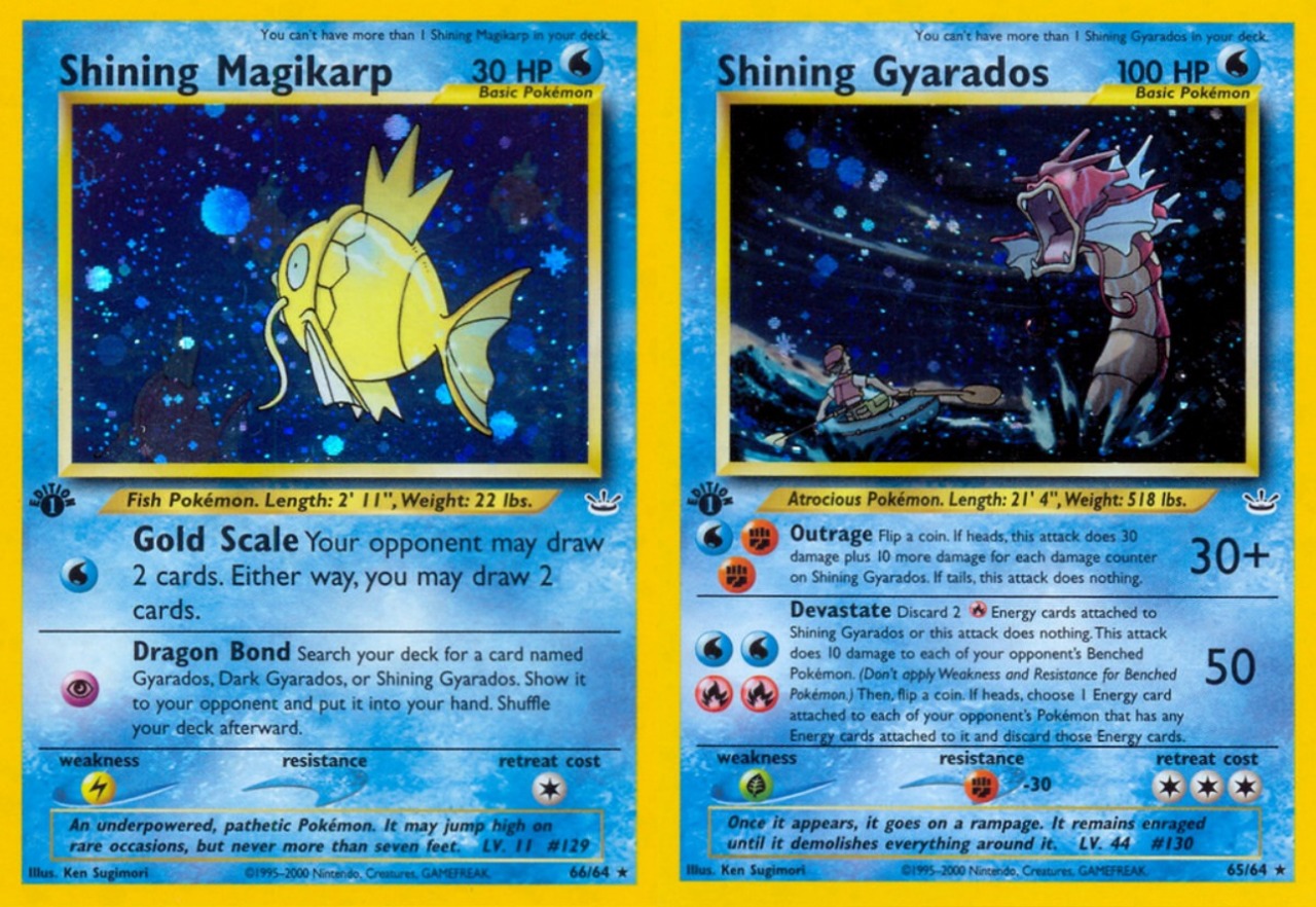 dragonitedelight:  Shining Cards in the Pokémon TCG ~ ★/☆ 