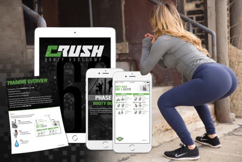 Welcome to Crush! We provide workout guides that can be done at home, on the go, or in the gym! Most