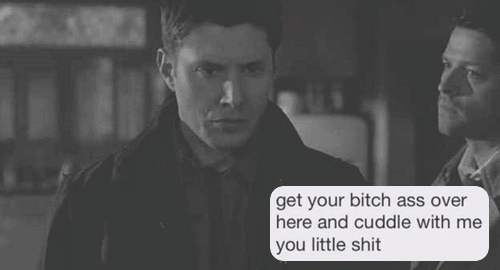 rockandrollchick:  Destiel + deep sexts
