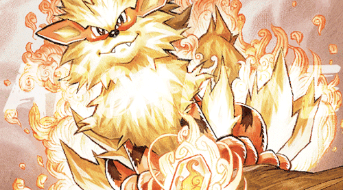 reunicite:  Some Fire-Types from Kanto (+TCG Art!) 