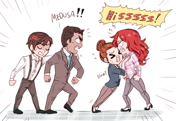 medusa+perseus confrontation from MS1extra: