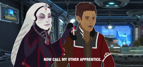 tsarinn:yvissara totally pulled this on ashara/xalek at some point, so here’s a b99-inspired t