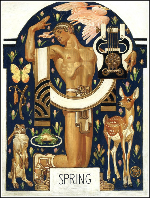 J. C. Leyendecker ,Spring. - 1920s