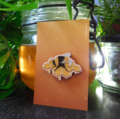 The Store Update Is Now Live! I’ve Added Lots Of New Designs Including Notebooks And Wooden Pins 🐝 