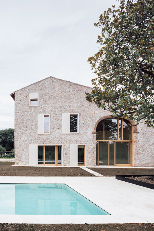 goodwoodwould: Good wood - Milan based Studio Wok have turned this rustic Italian farmhouse int