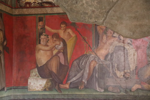 ancientcharm: Villa of the Mysteries Fresco. Dionysiac Mystery Cult.Pompeii