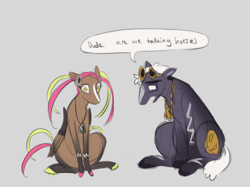 Ive Been Drawing Nothing But Horses... Ponies Ur Team Skull...