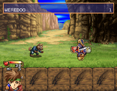  First Battle in Albert Odyssey: Legend of Eldean - 1998, Sunsoft 