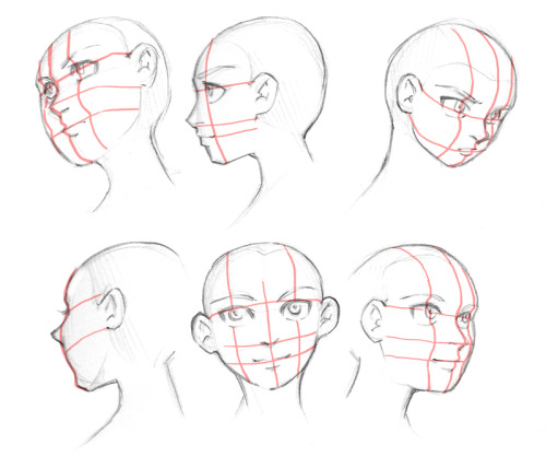 The side-angle view is so amazing in anime. I really never drew side-angle  view. | Drawing tutorial, Anime face drawing, Manga drawing tutorials