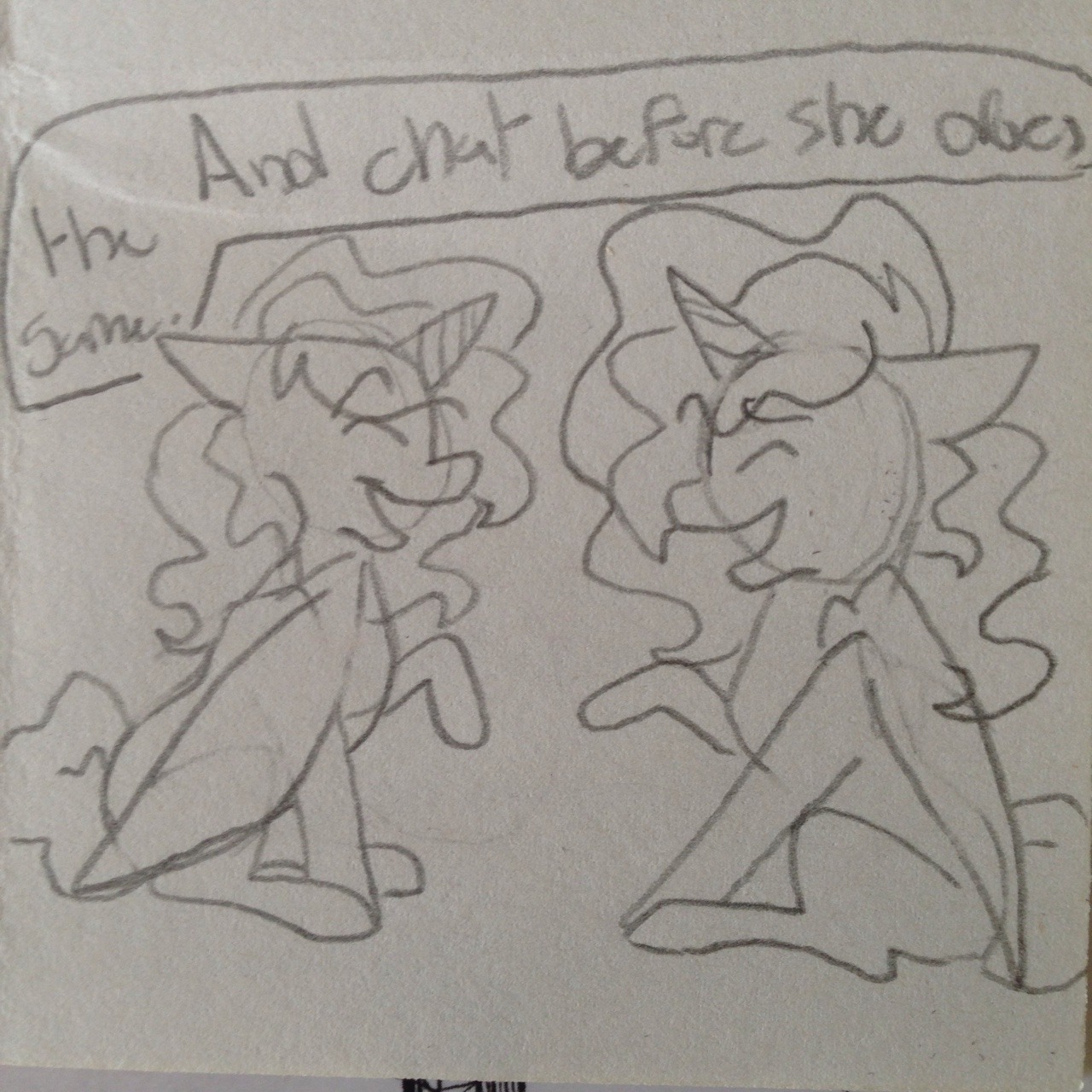 ask-thesunandmoon:((2/2)) Celestia: Check on prisoners… Eat again. Greet Luna at