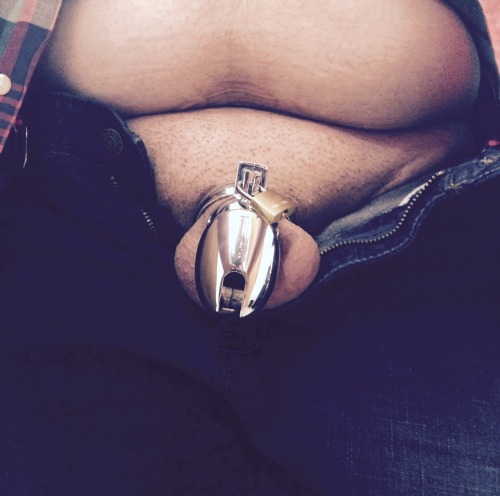 XXX 4inchcock:My very first chastity device Just photo
