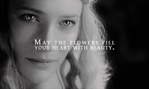 taurielsilvan: “May the stars carry your sadness away,May the flowers fill your