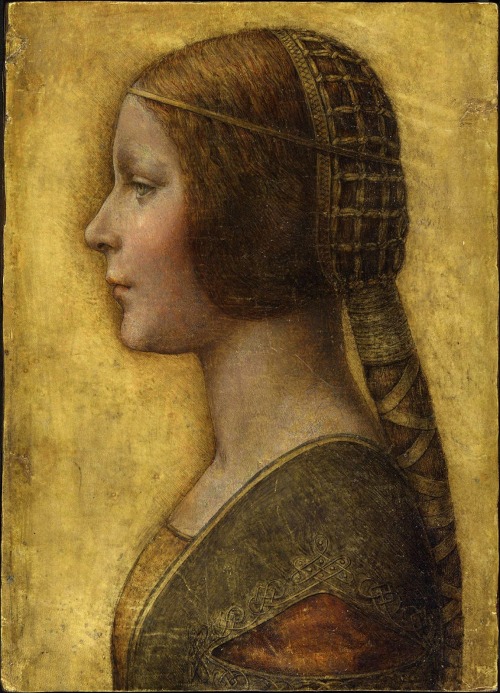 kundst:Portrait of a Young Fiancée, or “La Bella Principessa”Probably from around 1490, but the mode