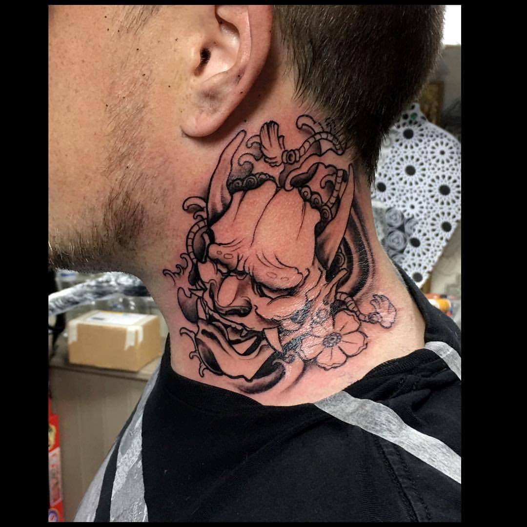 neck in Japanese Irezumi Tattoos  Search in 13M Tattoos Now  Tattoodo