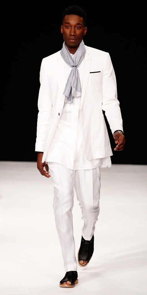  Nathan Stewart-Jarrett for Spencer Hart Spring/Summer 2014   this is great and all,