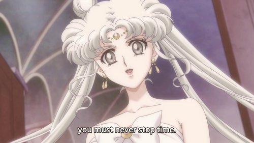 I was really curious about this moment, about the “taboo” of stopping time.  In the subs for SMC, En
