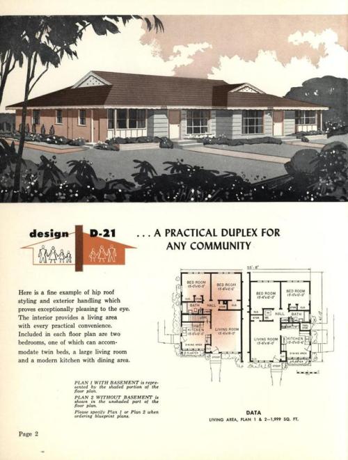 Income Homes (1955) - Design D-21